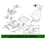 Headrest Guide - Nissan (87602-6CA0A) - view 4
