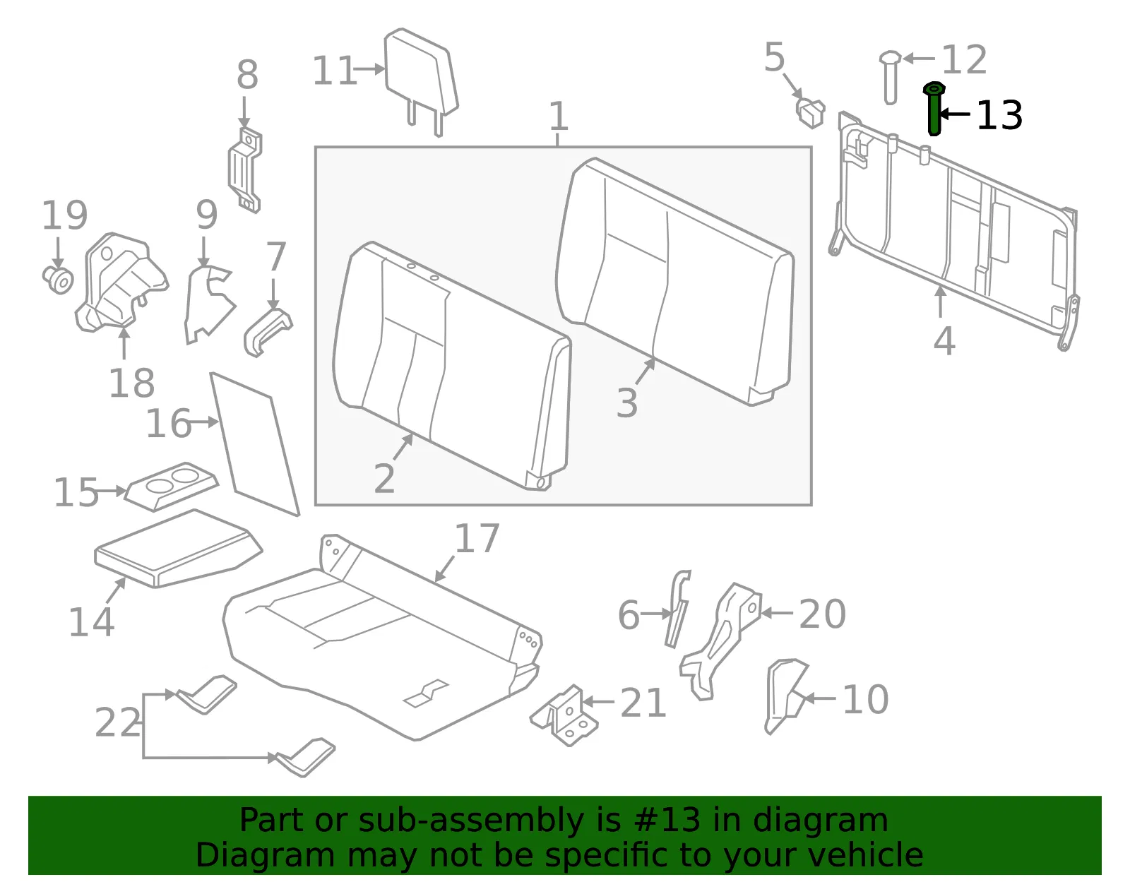 Headrest Guide - Nissan (87602-EZ04B) - view 2