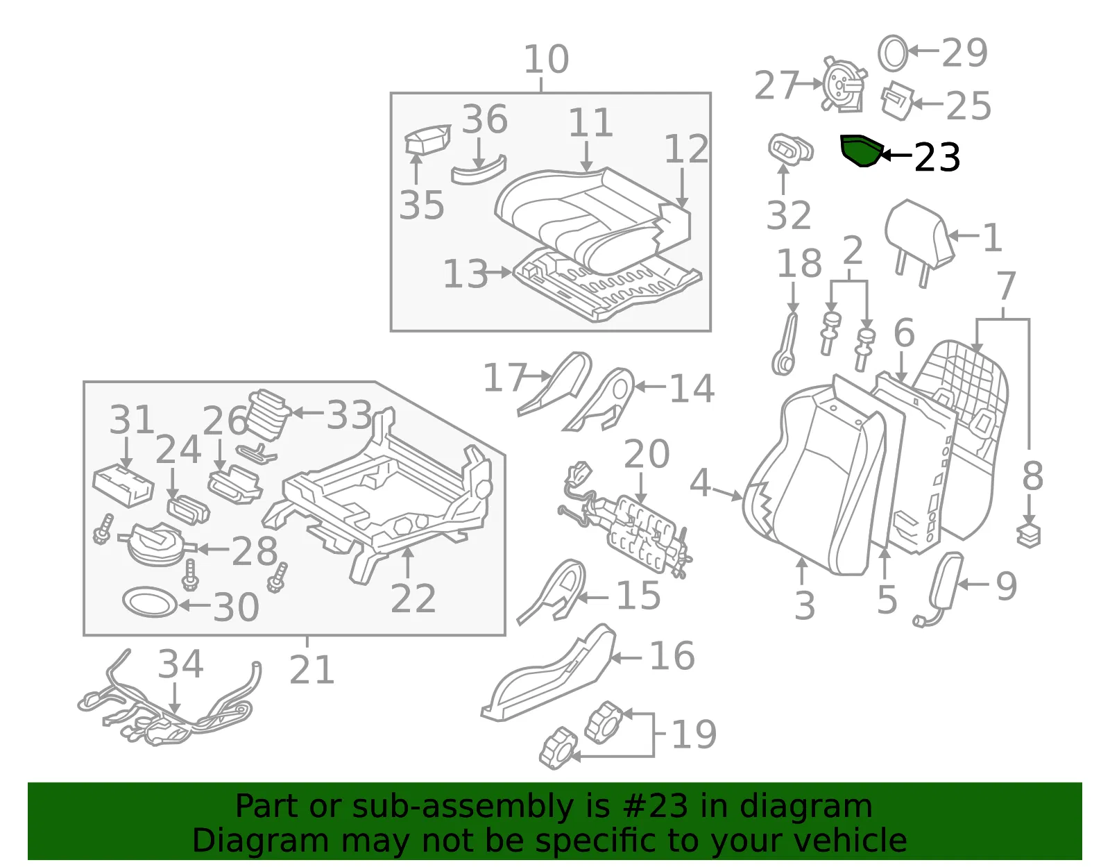 Climate Controlled Seat Duct - Nissan (87609-1EA0A) - view 2