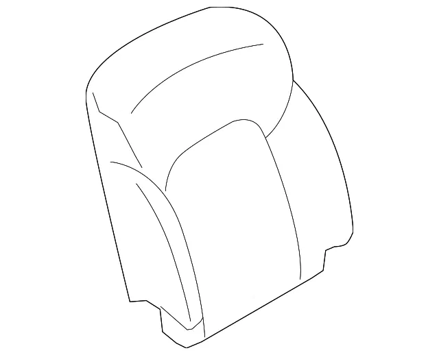 Seat Back Cushion Cover - Nissan (87620-6JD1B)