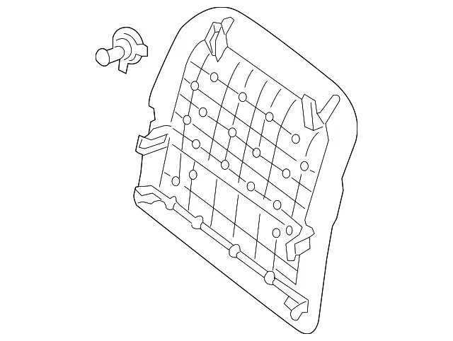 Seat Back Panel - Nissan (87640-9HS0B)