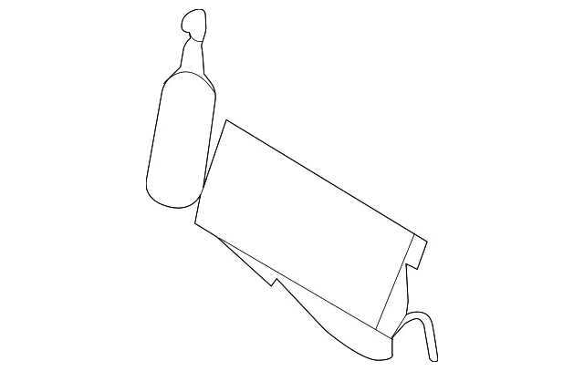 Seat Lumbar Support Cushion - Nissan (87641-6RE0A)
