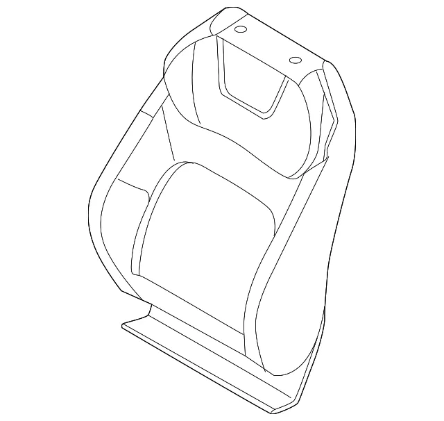 Seat Back Assembly - Nissan (87650-5BV4A)