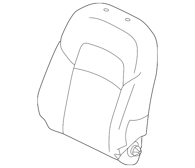 Seat Back Assembly - Nissan (87650-6LX8E)