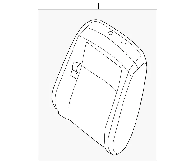 Seat Back Assembly - Nissan (87650-9JB1A)