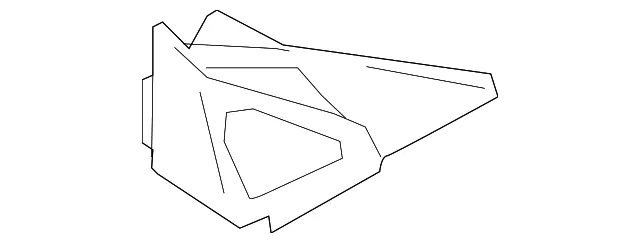 Sail Panel Trim - Driver's Side (LH) - Kia (87650-F6000)