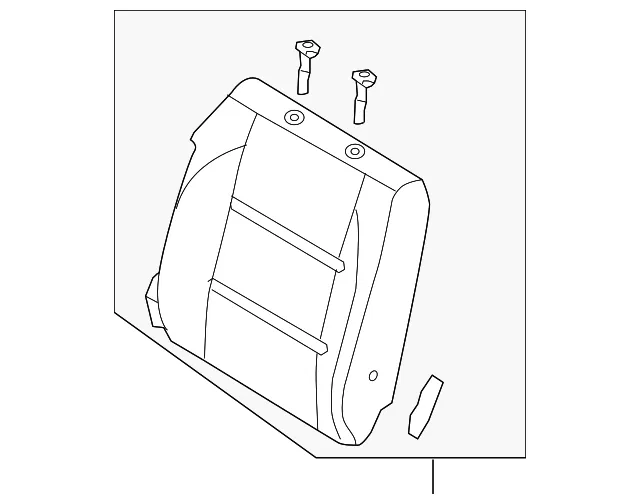 Seat Back Assembly - Nissan (87650-ZR25B)