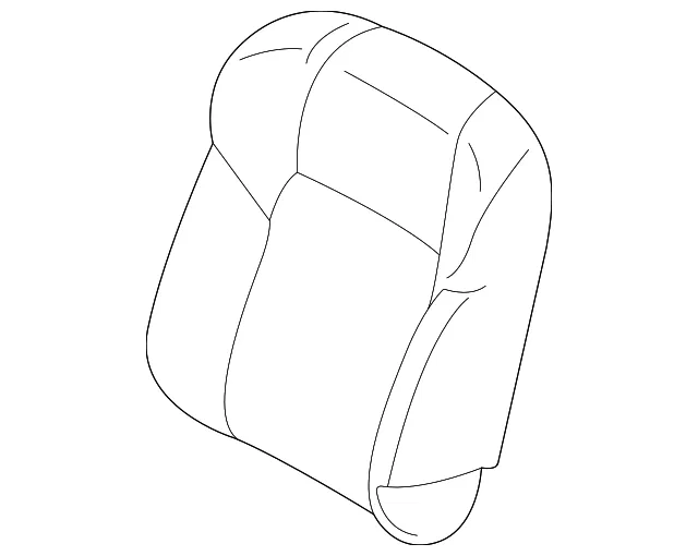 Seat Back Cushion Cover - Nissan (87670-6RE2B)