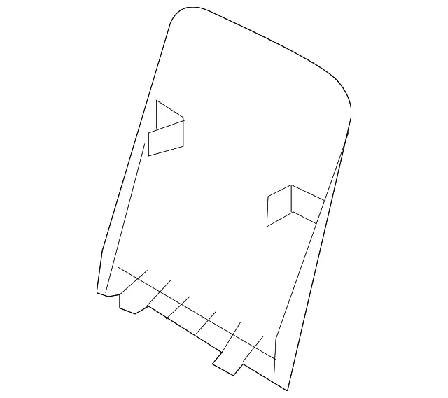 Seat Back Panel - Nissan (87690-6JD1E)