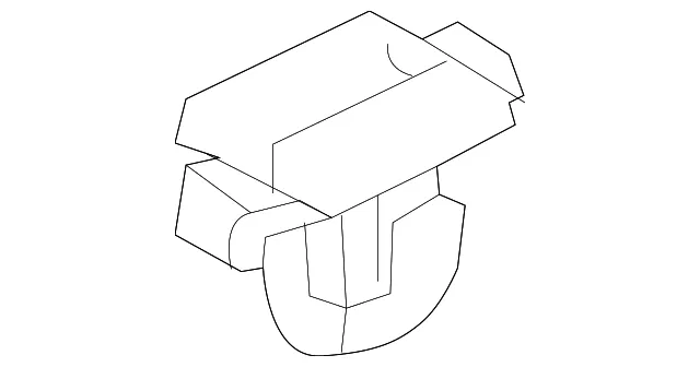 Rear Trim Retainer Clip - Kia (87715-3K000)