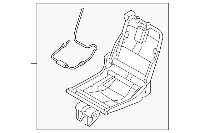 Seat Frame - Passenger Side (RH) - Nissan (88010-6JD0A)