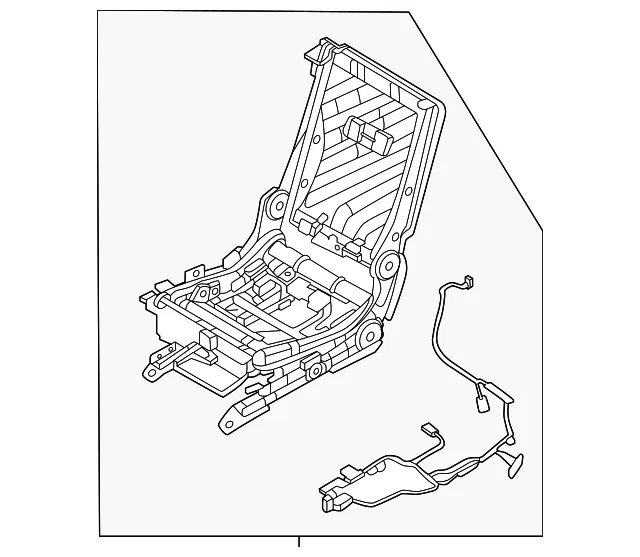 Seat Back Frame - Nissan (88010-7JA3E)