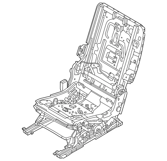 Frame Assembly-2ND Seat, Right-hand - Nissan (88010-9NX0A)