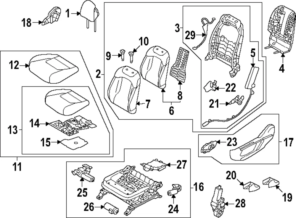 Cushion Shield - Kia (88010-P1530WK)