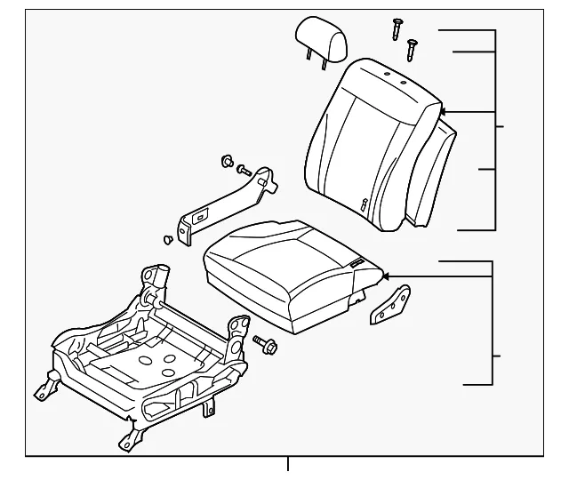 Seat Assembly - Kia (88020-3F151NF2)