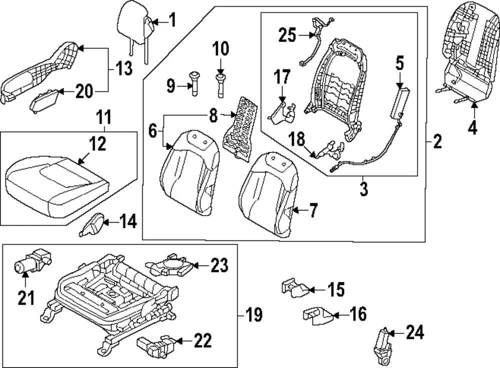 Cushion Shield - Kia (88020-P1510WK)