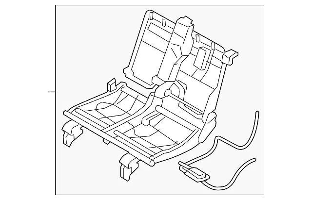 Seat Frame - Driver's Side (LH) - Nissan (88060-1LL0A)