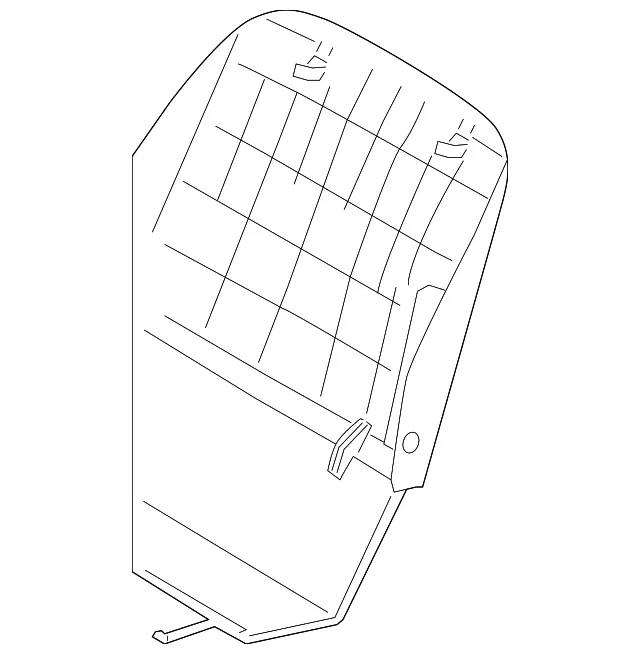 Seat Back Panel - Driver's Side (LH) - Kia (88075-2J000WK)