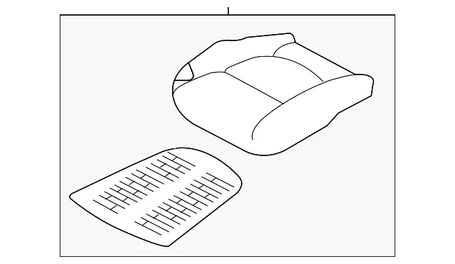 Cushion Assembly - Driver's Side (LH) - Kia (88100-1M031AGB)
