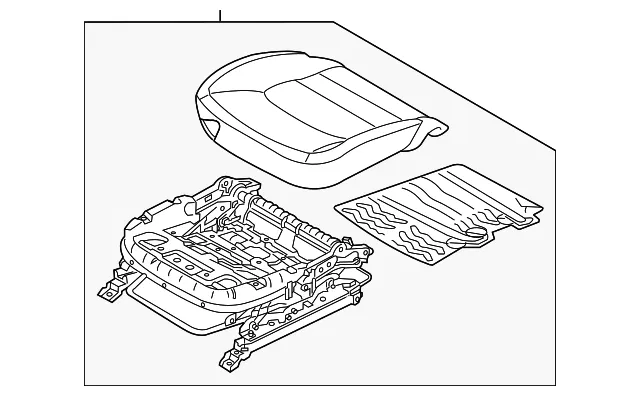 Cushion Assembly - Kia (88100-1WAL0BB2)