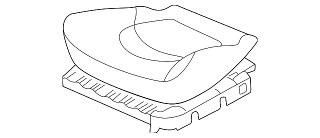 Cushion Assembly - Kia (88100-3C001BTF)