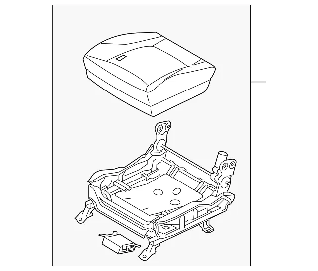 Cushion Assembly - Kia (88100-3F401NF3)