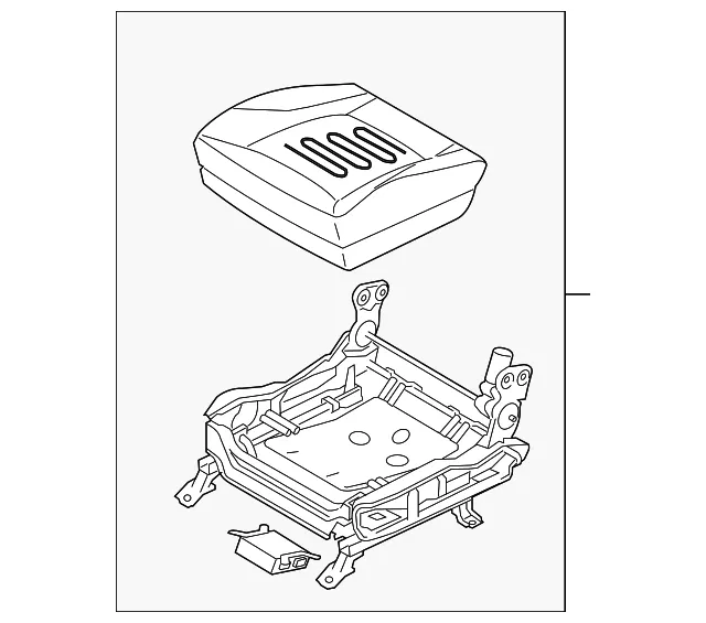 Cushion Assembly - Driver's Side (LH) - Kia (88100-3F840713)