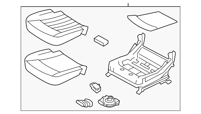 Cushion Assembly - Kia (88100-3T680KEK)