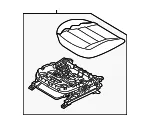 Cushion Assembly - Kia (88100-A7600K3C) - view 3