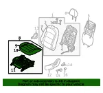 Cushion Assembly - Kia (88100-A7600K3C) - view 4