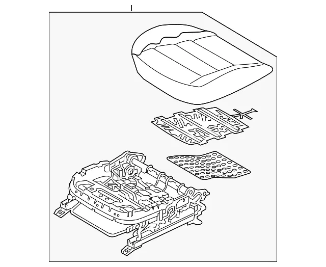 Cushion Assembly - Kia (88100-A7600K3F)
