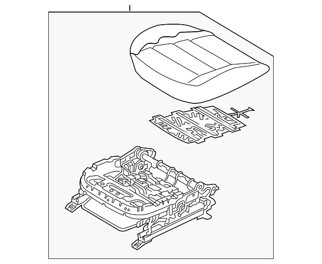 Cushion Assembly - Kia (88100-A7QA1K4K)