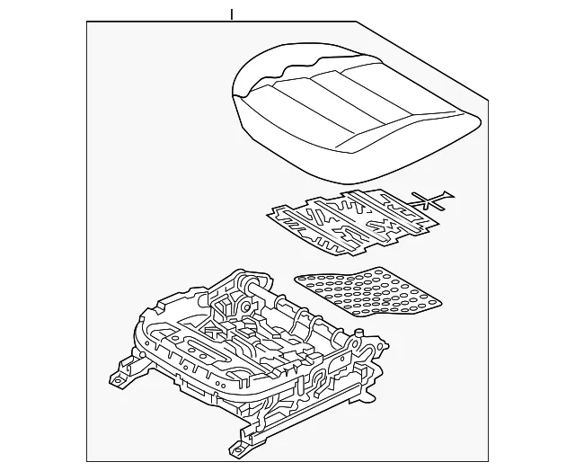 Cushion Assembly - Kia (88100-B0690KMT)