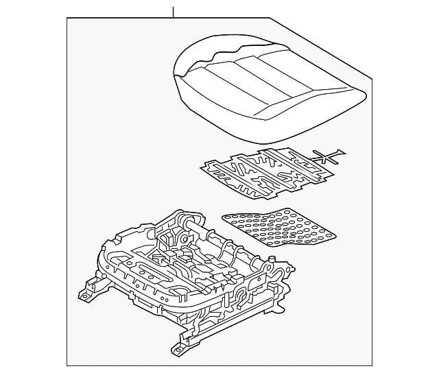 Cushion Assembly - Kia (88100-B0690KMX)