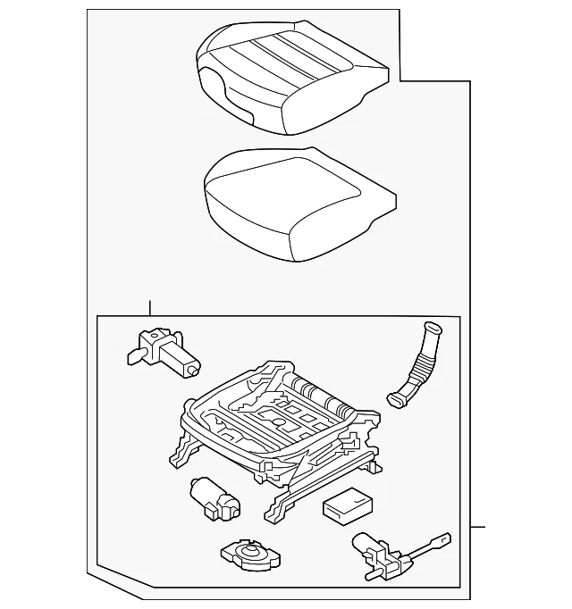 Cushion Assembly - Kia (88100-C6520C62)