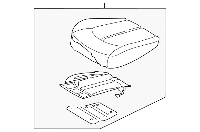 Cushion Assembly - Kia (88100-D5191A3A)