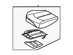 Cushion Assembly - Kia (88100-D5530H2B) - view 3
