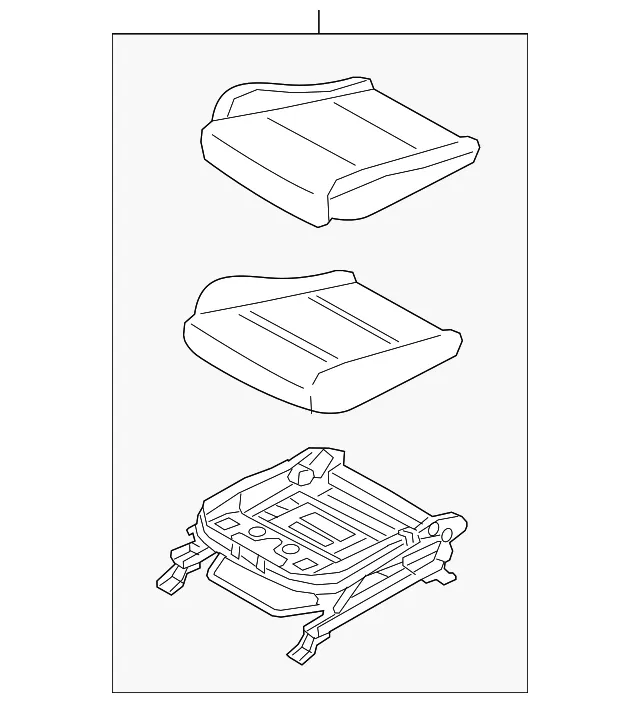 Cushion Assembly - Kia (88100-D90112AE)