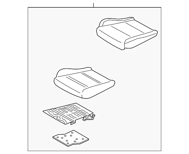 Cushion Assembly - Kia (88100-D9BA0D94)