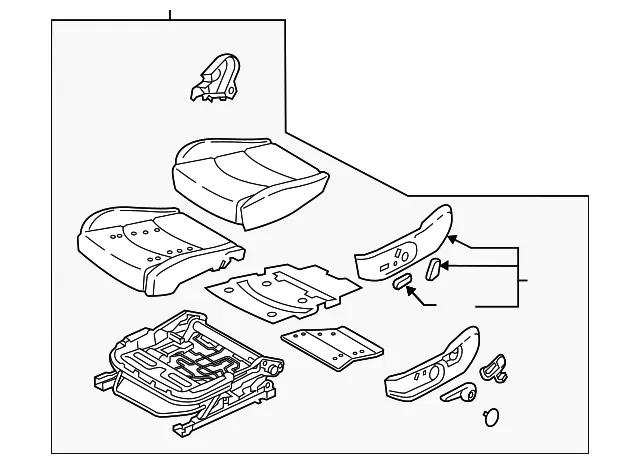 Cushion Assembly - Kia (88100-M7000B4R)