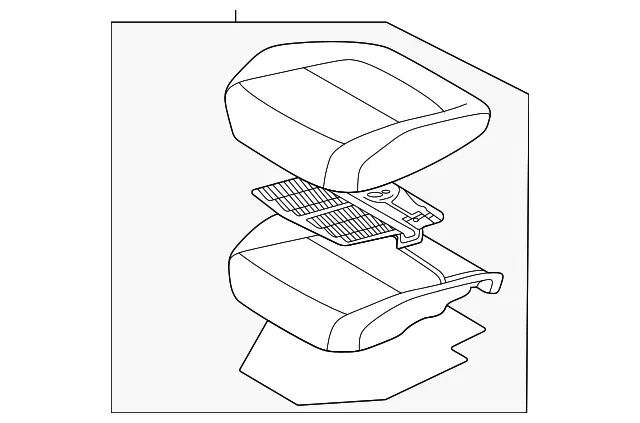Cushion Assembly - Kia (88100-Q5DA0AXA)