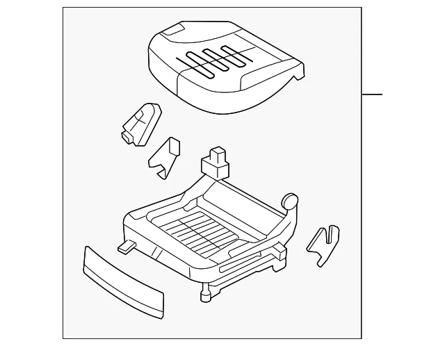 Cushion Assembly - Kia (88103-2G000801)
