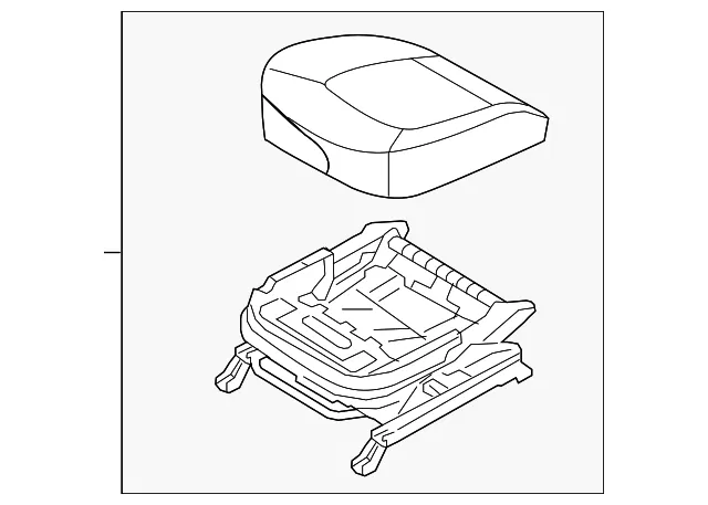 Cushion Assembly - Kia (88103-3W001EBX)