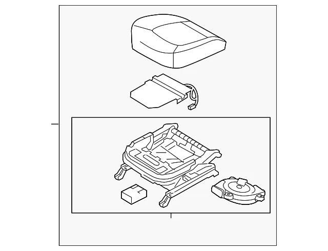 Cushion Assembly - Kia (88103-3W152ATI)