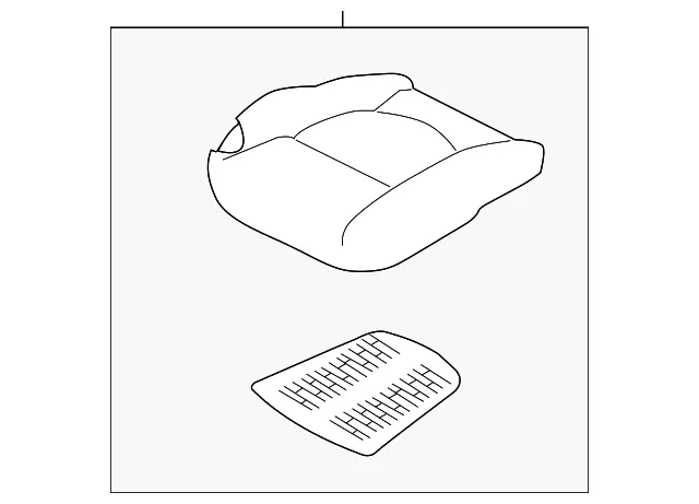 Cushion Assembly - Driver's Side (LH) - Kia (88105-1M641AF7)