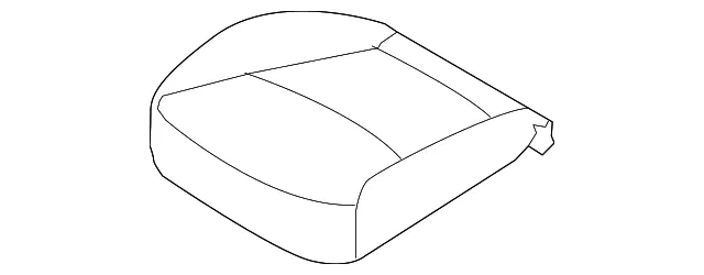 Cushion Assembly - Driver's Side (LH) - Kia (88105-1U010BD7)