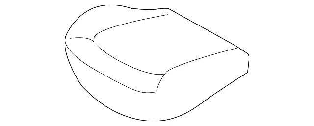Seat Cushion Pad - Driver's Side (LH) - Kia (88150-B2320)