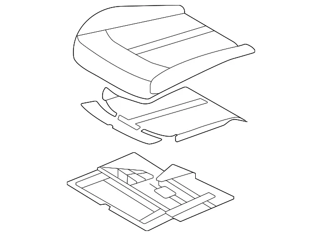 Seat Cushion Pad - Kia (88150-L2000)