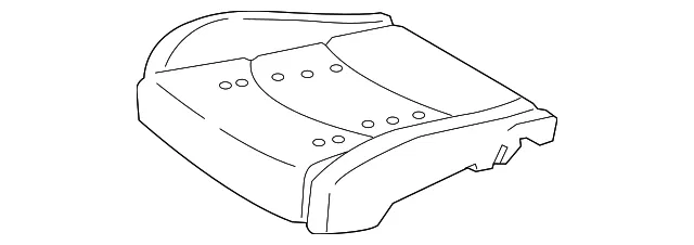 Seat Cushion Pad - Kia (88150-M6550)