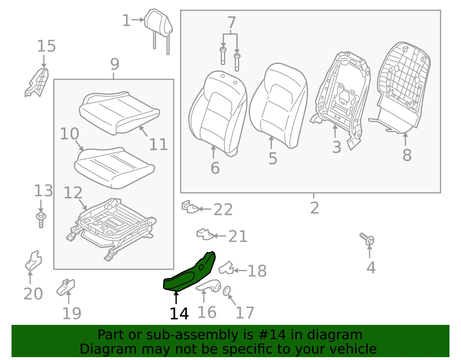 Cushion Shield - Kia (88170-D9010BGJ) - view 2